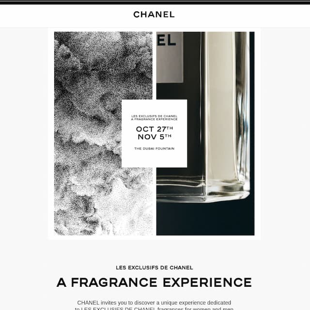 Chanel event registration